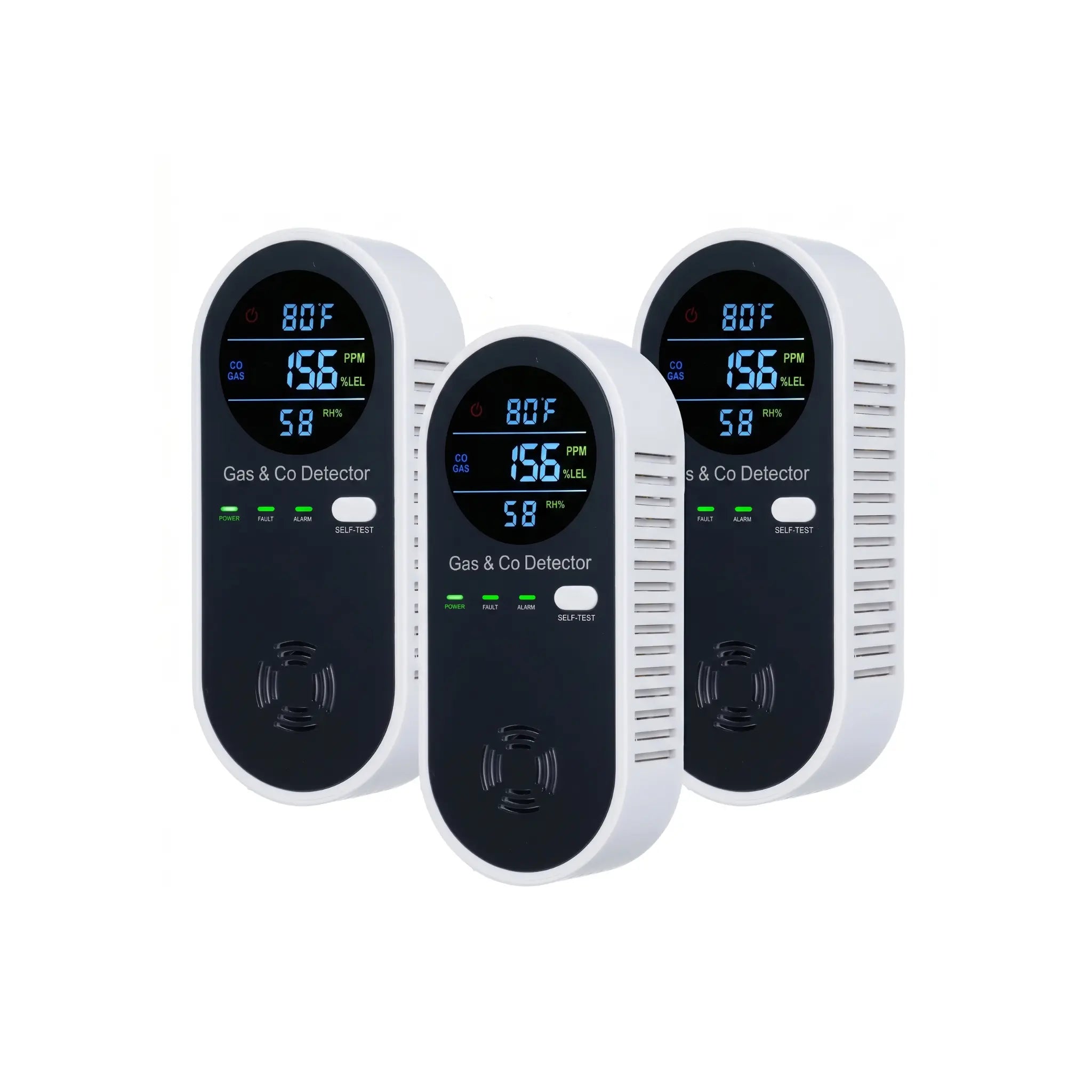 4-in-1 Home Safety Gas Monitor