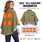 Early Black Friday 50% OFF | Portable USB Heated Blanket Shawl
