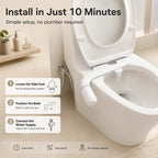 Ultra-Slim Toilet Bidet (Fits All US, Canada & Australia Toilets)