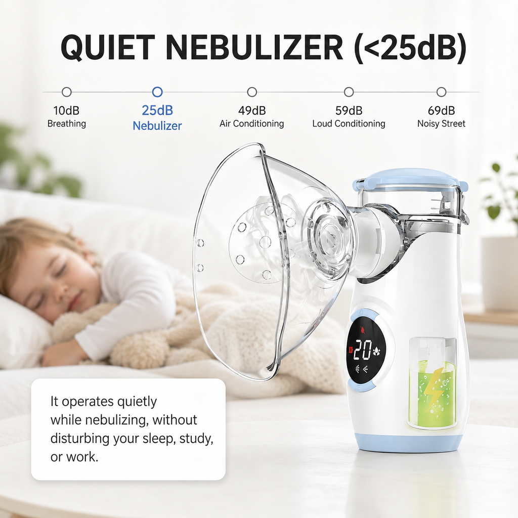 Portable Mesh Nebulizer — Medical Grade
