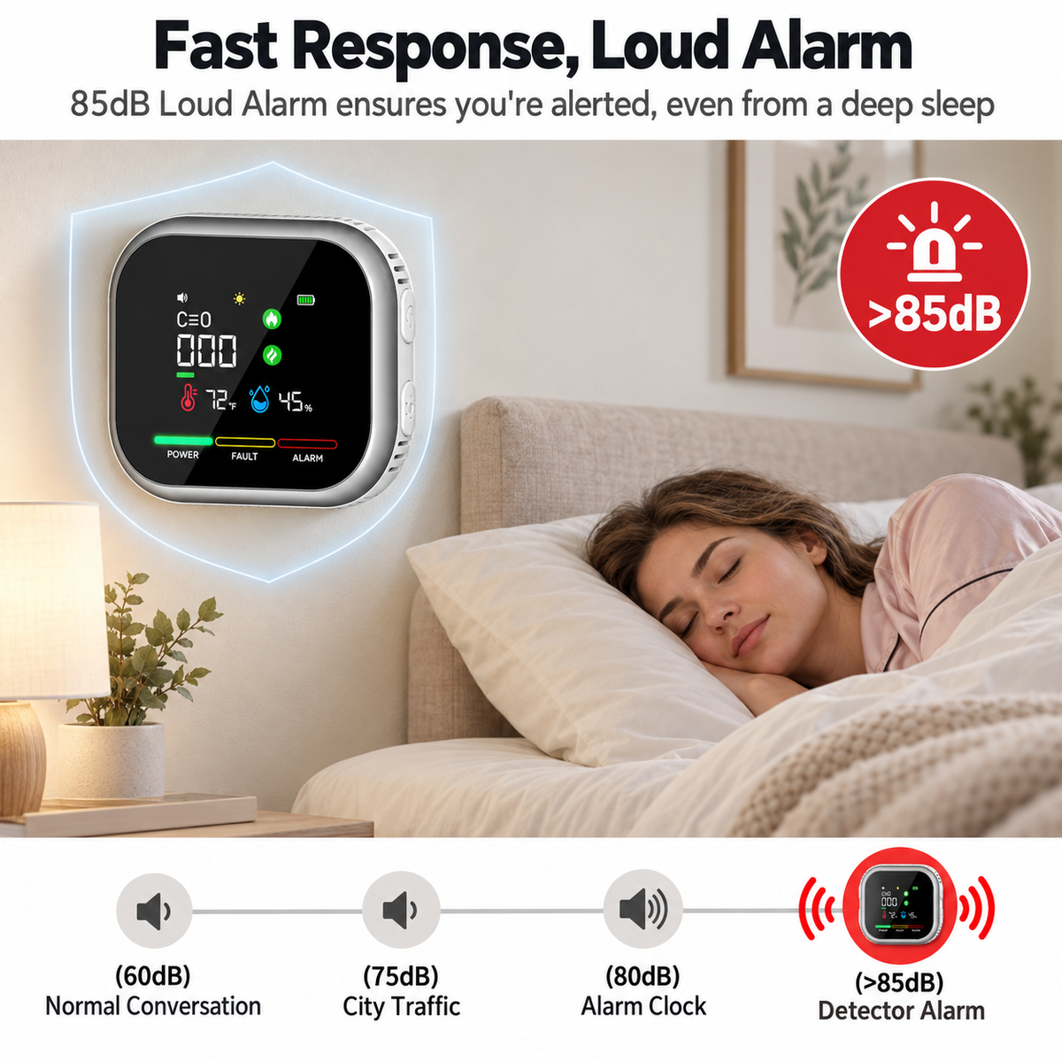 All in One Gas and CO Detector