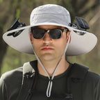 Solar & Rechargeable Fan Hat