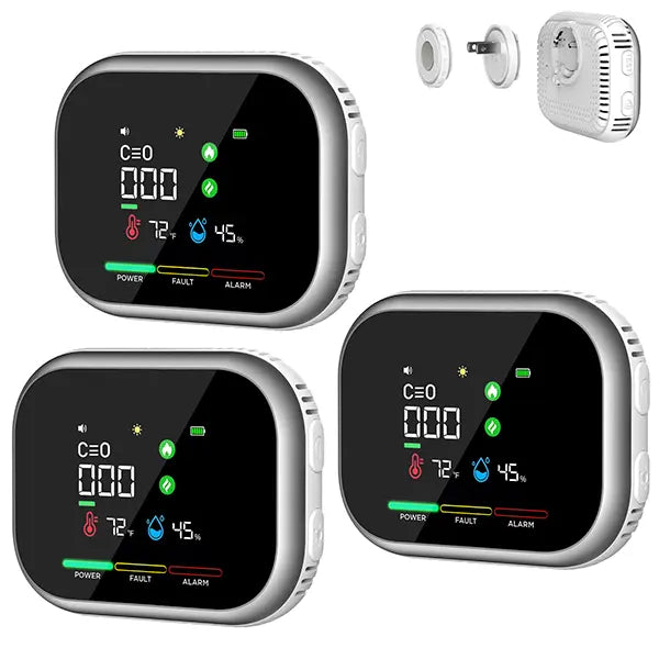 6-in-1 Gas, Smoke & Air Quality Detector