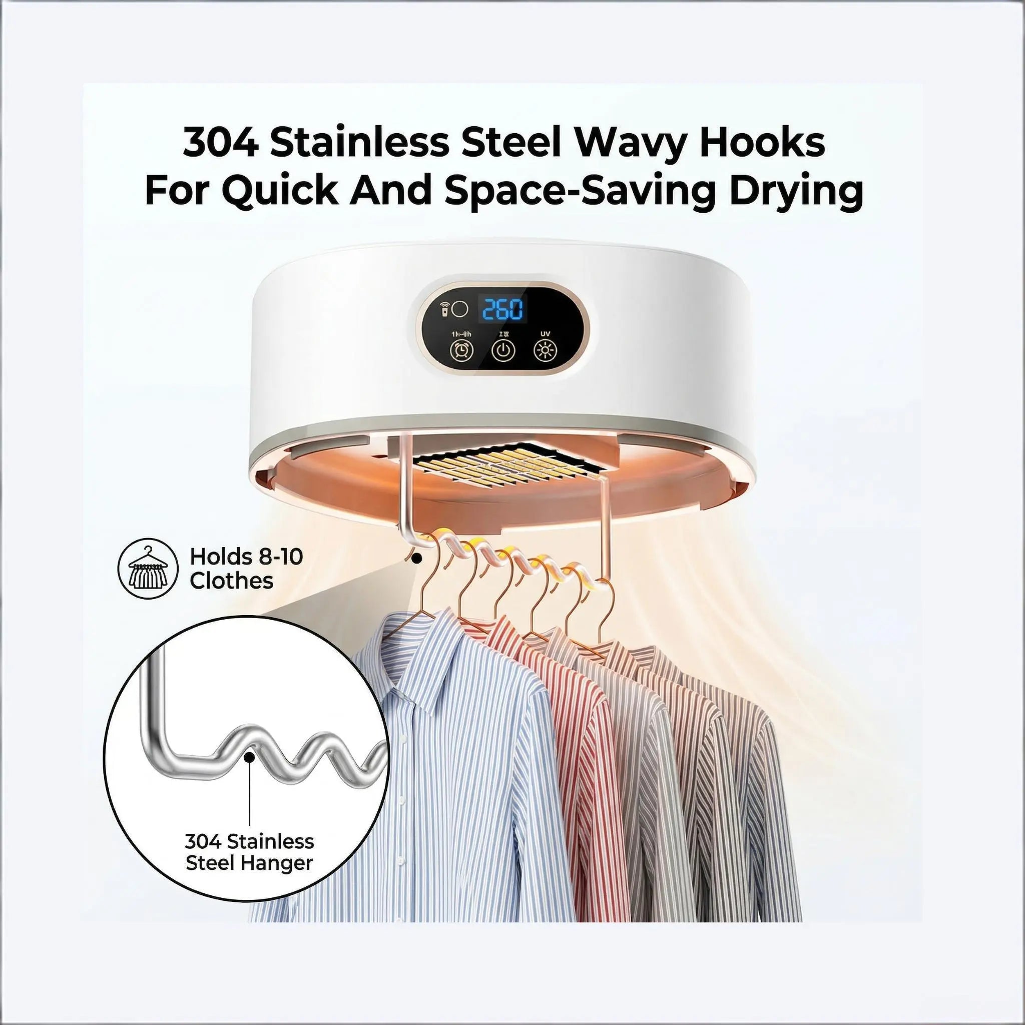 Easy Fold Electric Clothes Dryer