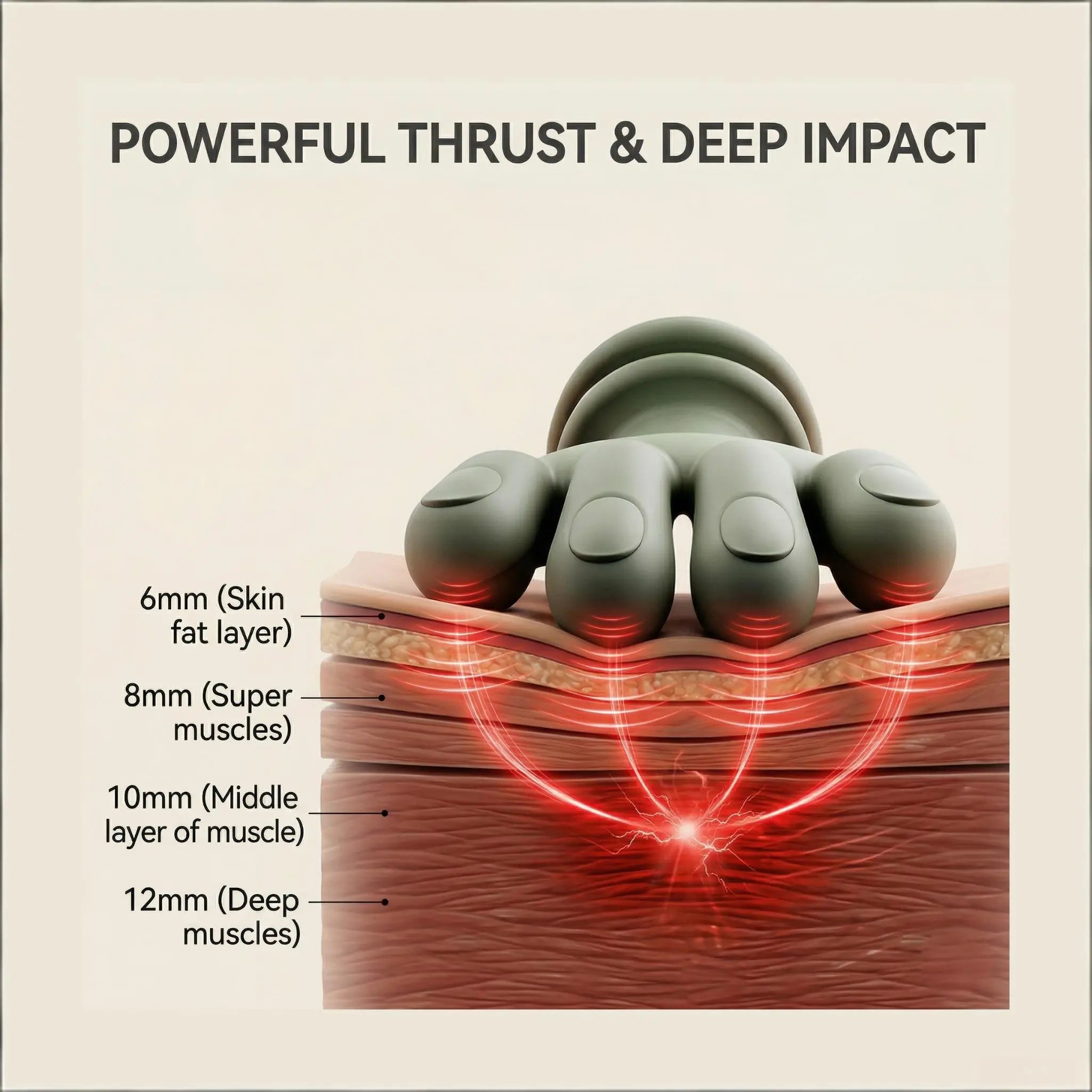 Deep Relax Neck Massager - Ultra Light 1.68lbs