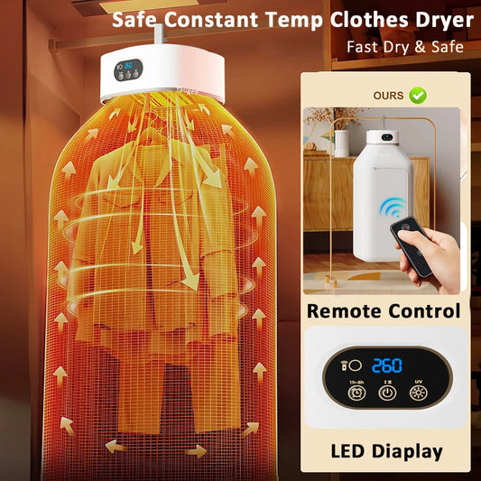 Easy Fold Electric Clothes Dryer