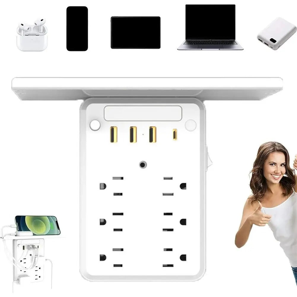 Multi-Plug Outlet Shelf