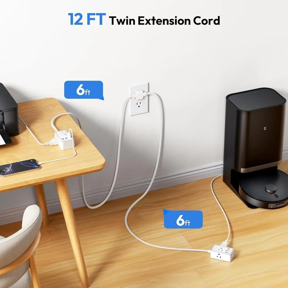 Flat Plug Extension Cord