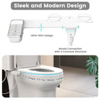 Ultra Slim Toilet Bidet (Fits All US Toilets)
