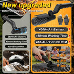 Motorized BBQ Grill Cleaner
