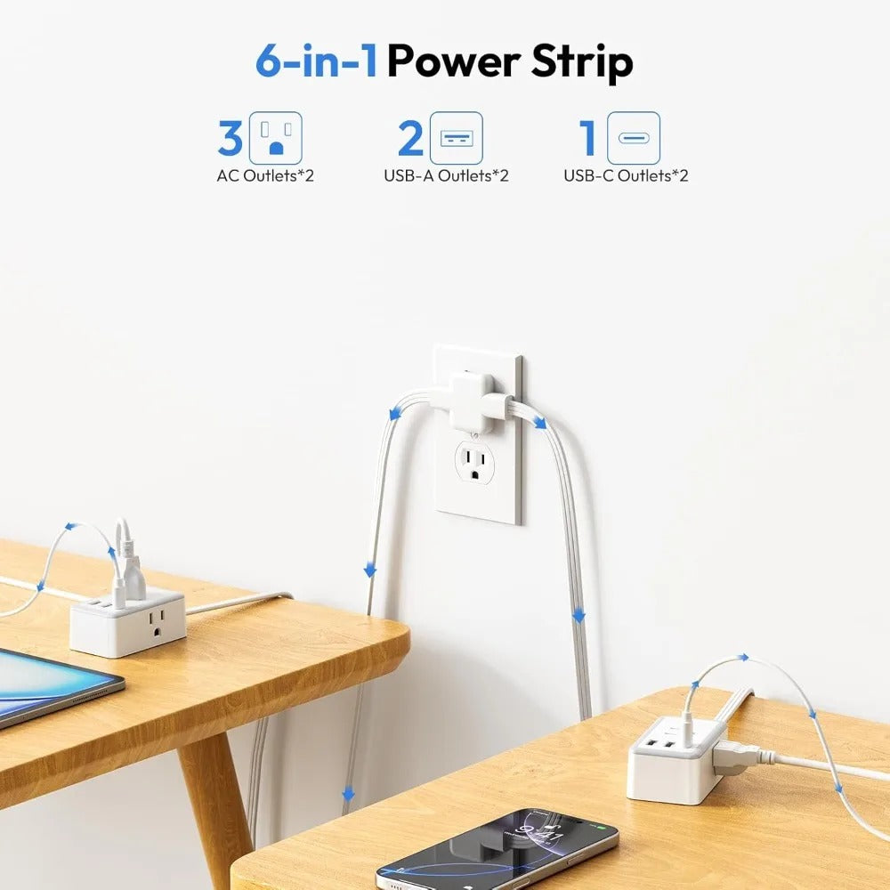 Flat Plug Extension Cord