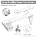 Ultra Slim Toilet Bidet (Fits All US Toilets)