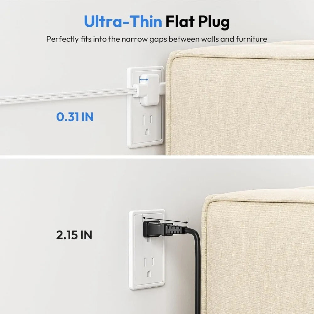 Flat Plug Extension Cord