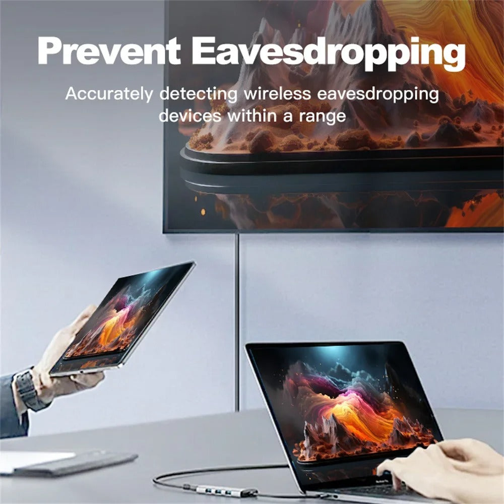 3-in-1 Hidden Camera, GPS Tracker & Audio Bug Detector