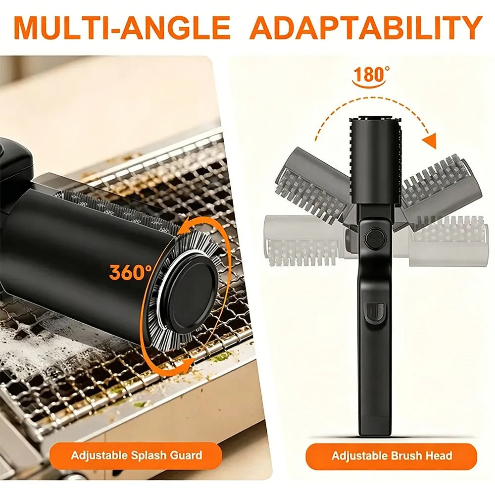 Motorized BBQ Grill Cleaner