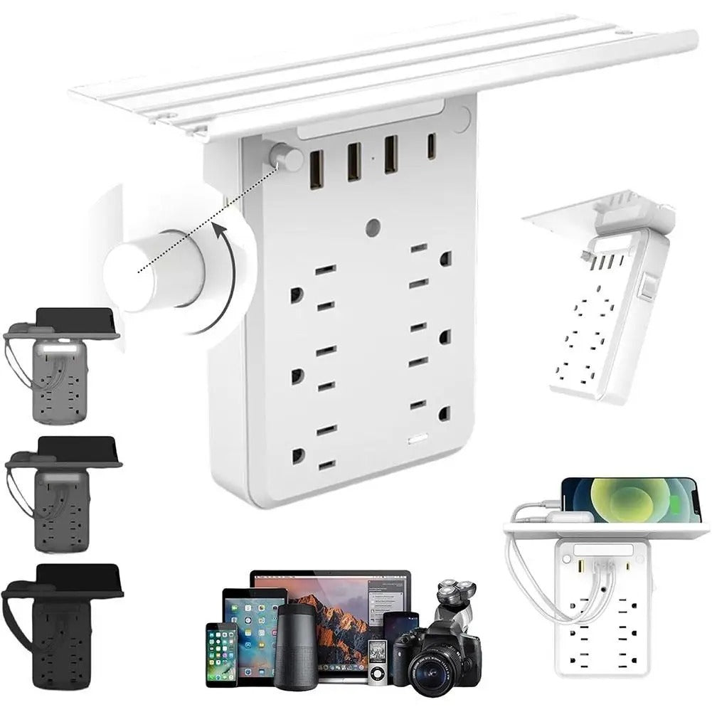 Multi-Plug Outlet Shelf