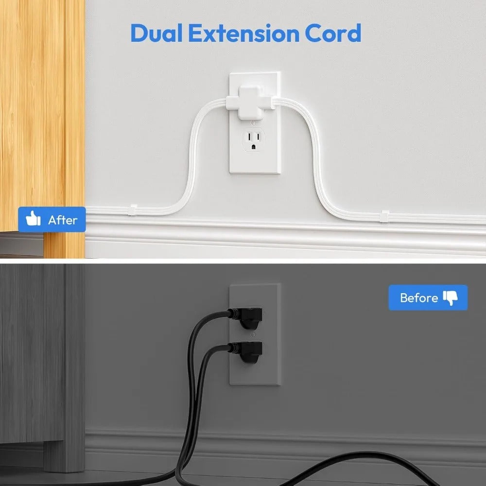 Flat Plug Extension Cord
