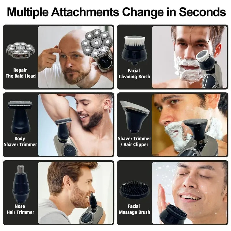 9-Blade Electric Shaver